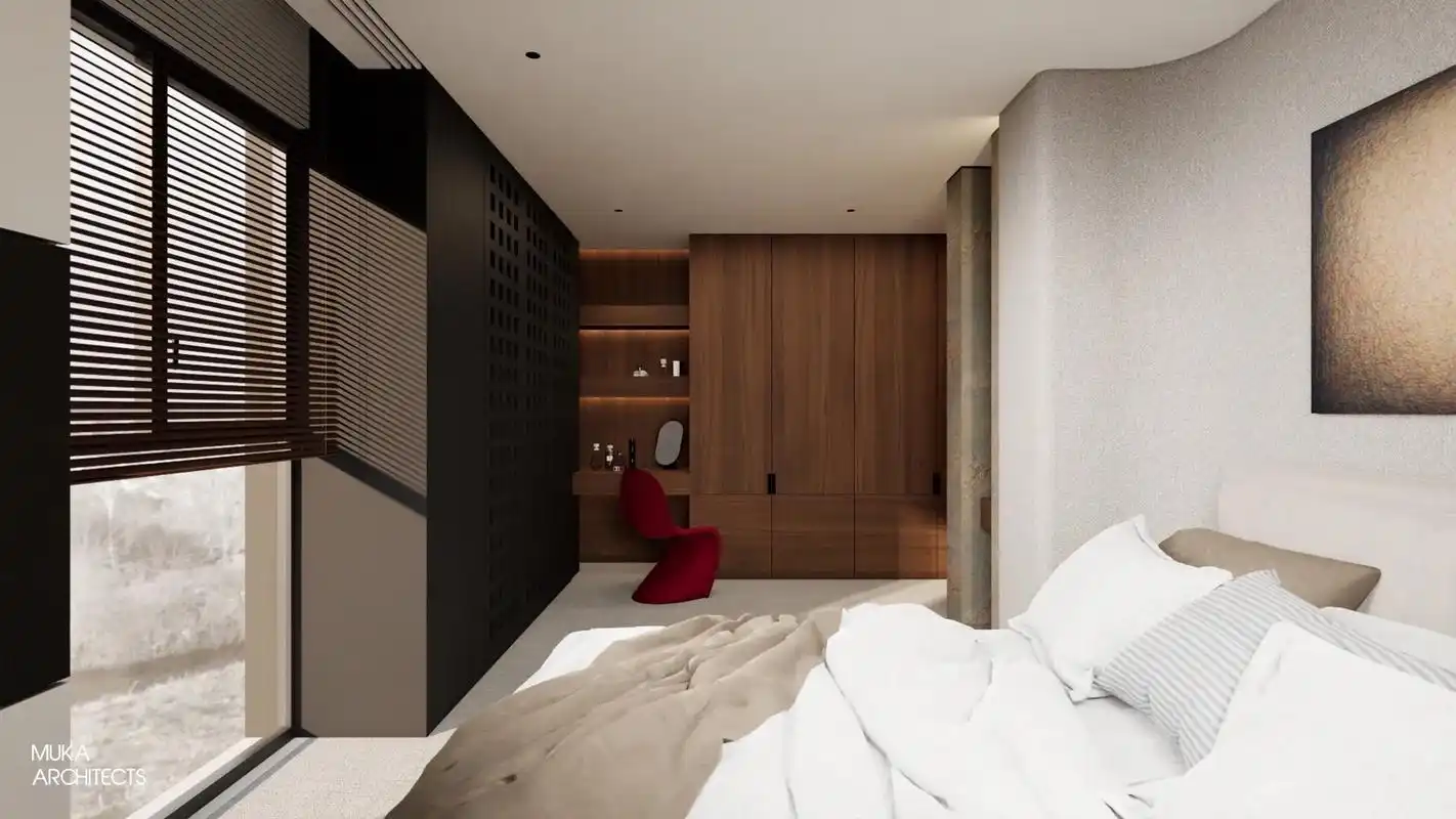 muka | 大平层设计 东方风格卧室