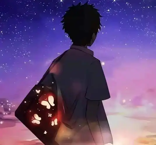 限定情侣头像星空下的约定一