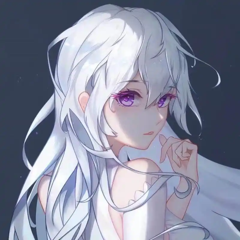 高贵紫色系动漫闺蜜头像!(1)