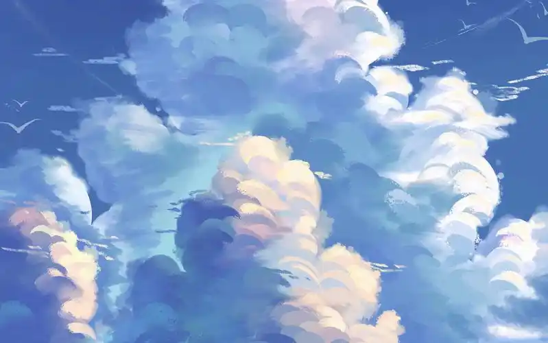 【画云】 日系风格插画 场景插画绘画过程fenx_哔哩哔哩_bilibili