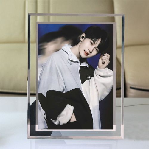 张真源tnt时代少年团周边应援水晶玻璃相框可定制送闺蜜生日礼物