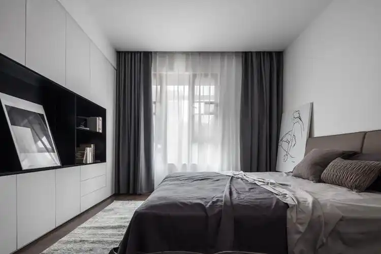 现代装修案例全国京华雅郡三居室131平米装修效果图