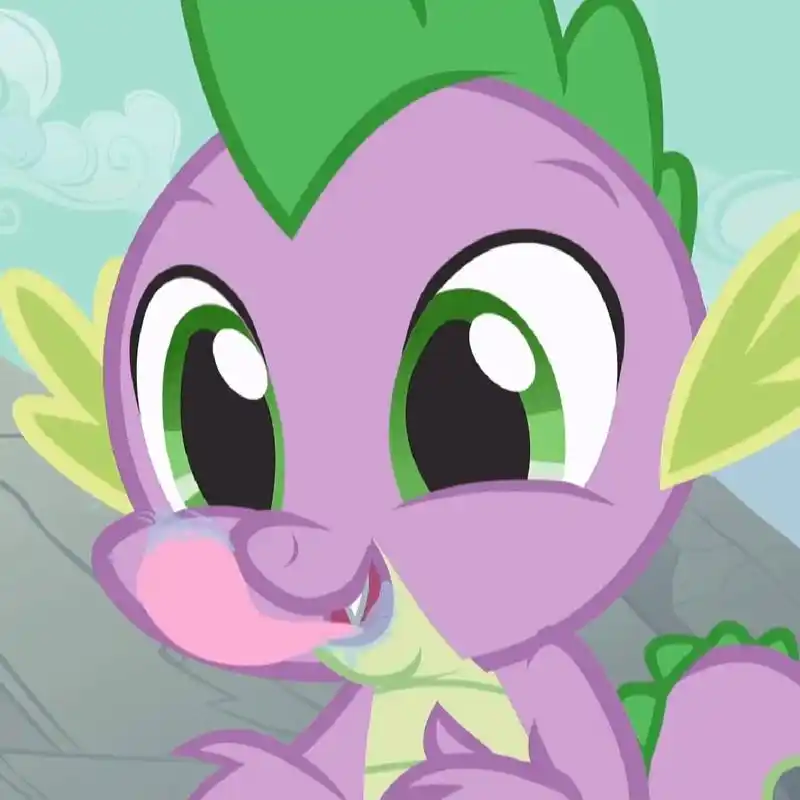 穗龙大头照 超萌穗龙 #小马宝莉# #mlp小马宝莉# #穗龙# #表情包