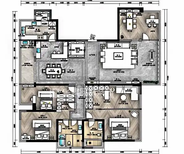 装修风格丨装修花费近千万这样的豪宅我酸了