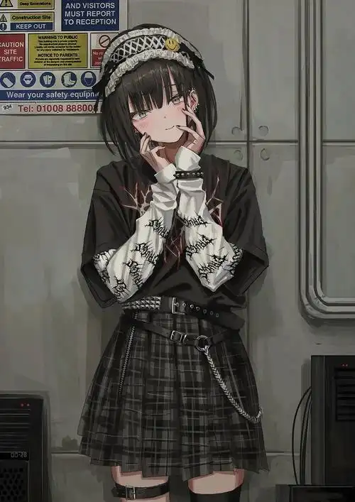 暗黑系动漫美少女图片,暗黑系动漫美女头像壁纸-触站