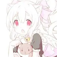 快手头像女生可爱卡通卖萌带猫耳可爱萌萌的