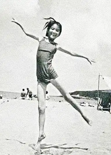 图文:林青霞私房照-小时候已相当标致