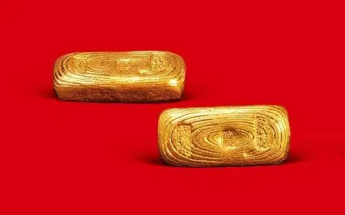 十足金赤一两金锭