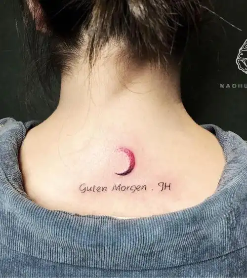 月亮_纹身图案手稿图片_脑花丸子的纹身作品集