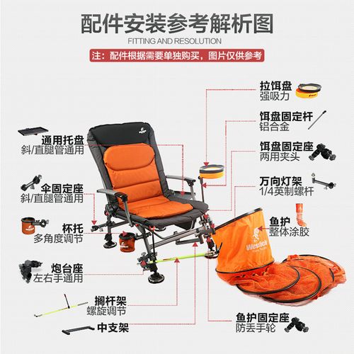 westfield我飞欧式钓椅四季垂钓大鱼铝合金可折叠夜钓台钓筏钓椅