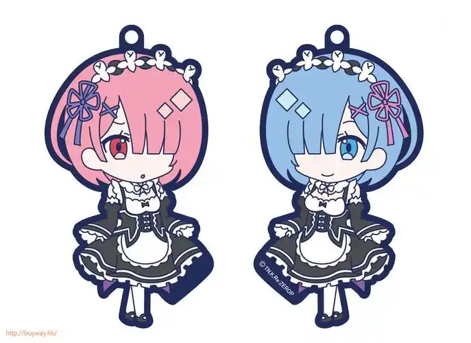 re:从零开始的异世界生活 「雷姆 & 拉姆」双面橡胶挂饰