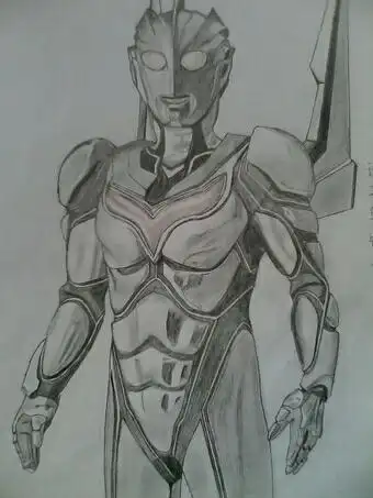 简笔画诺亚奥特曼