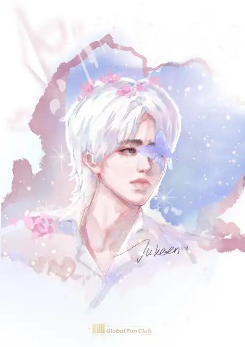 读随花盛放的爱意晕染心动,在梦境里掀起微风@蔡徐坤cxk#蔡徐坤#手绘