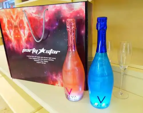 v星空酒极光酒炫彩酒抖音酒银河酒水果味女士甜起泡酒气泡酒750ml