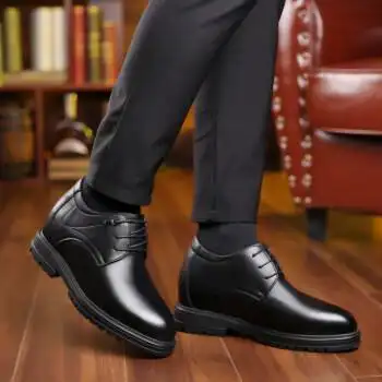 夏季白色男士特高内增高鞋10cm小个小巨显高跟鞋商务白皮鞋10厘米品质