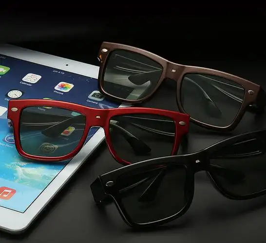 2016新款高科技自动电子感光变色太阳镜男士开车偏光驾驶镜墨镜-眼镜