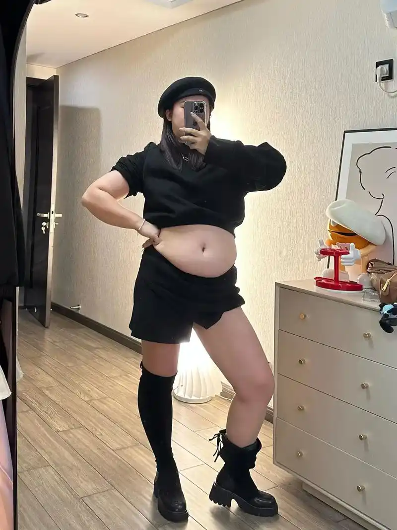 168cm150斤.这一套也太显瘦啦#微胖穿搭 #大码女装 - 抖音