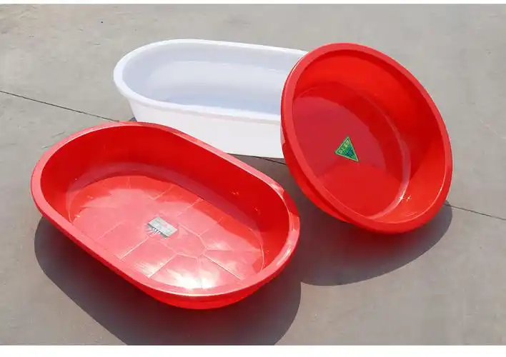 洗澡盆儿童家用大号塑料盆长方椭圆形水产养殖盆洗澡桶沐浴盆118长盆