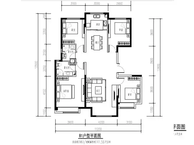 中冶世家高清户型图刚刚上传,看看是不是你心中的主力户型?