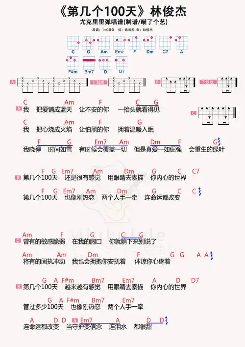 第几个100天简谱-虫虫乐谱