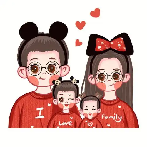 无偿约稿返图一家四口696969