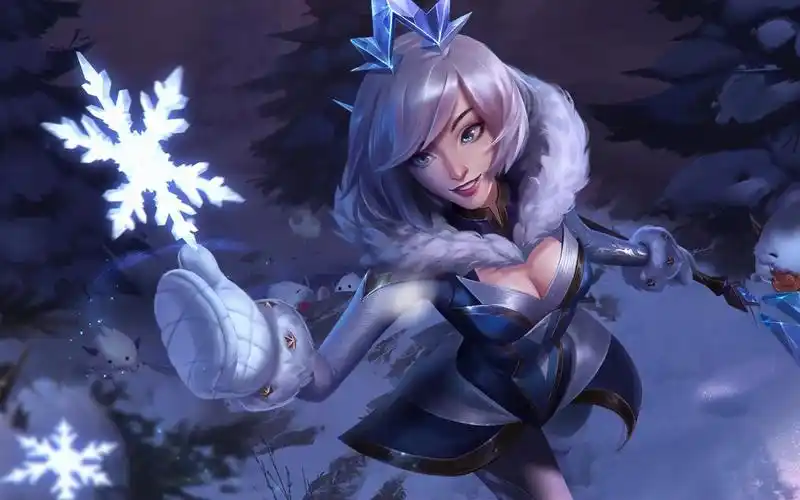 【英雄联盟动态原画/壁纸】拉克丝冰雪节