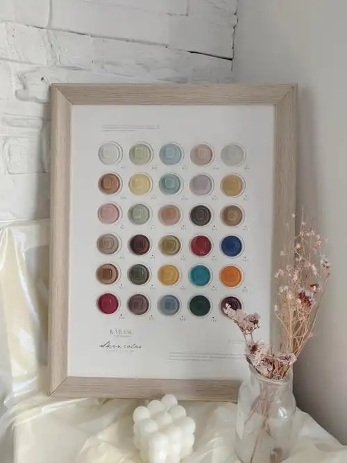 治愈系甲油胶鸥博丽乳乳森系列美甲色板