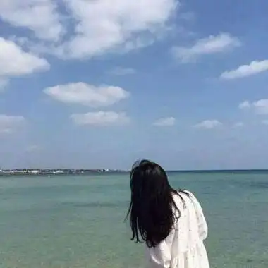 大海背影女头像伤感 女生头像图片大全 -【爱个性】