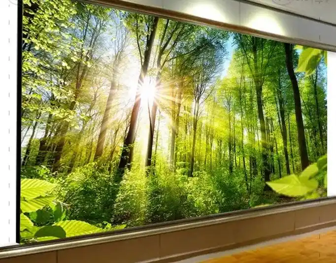 软膜灯箱假窗效果,宅家也能看遍世间美景.#上热门 #假窗户灯 - 抖音