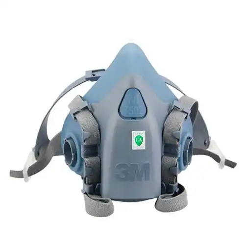 3m7500硅胶系列呼吸防护半面罩7502中号1个