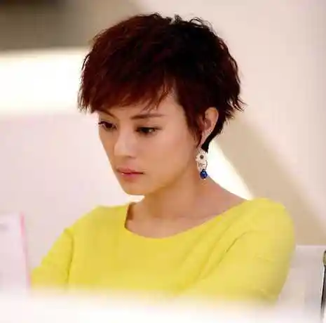 3,孙俪在《辣妈正传》里的锡纸烫造型,一缕缕发丝蓬松又不失短发的