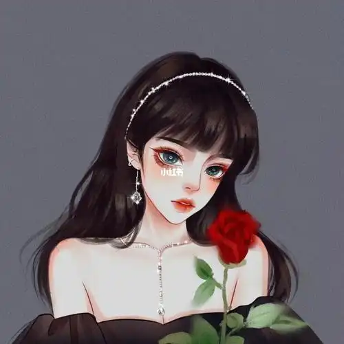 暗黑系迪士尼动漫公主头像闺蜜头像_暗黑系_动漫_安乐