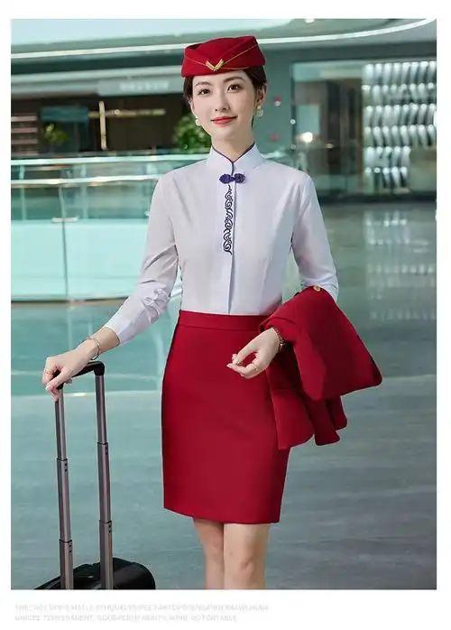 南航空姐制服职业女装马甲西服套装酒店西餐厅服务员售楼部工作服