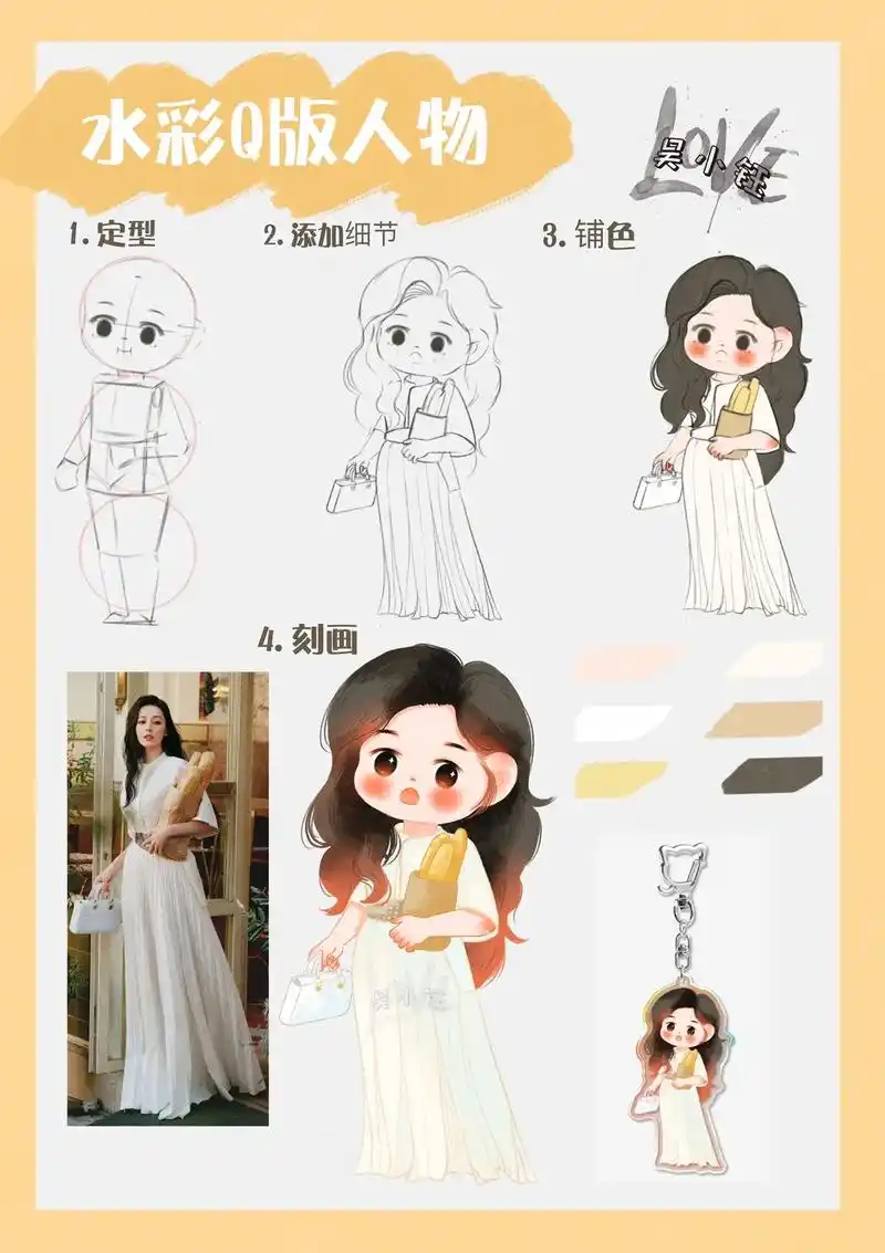 q版人物 #迪丽热巴时装周 #迪丽热 - 抖音