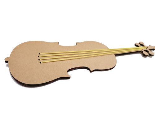 谷乐品小提琴舞台网红道具创新纸板吉他乐器儿童其他手工制作