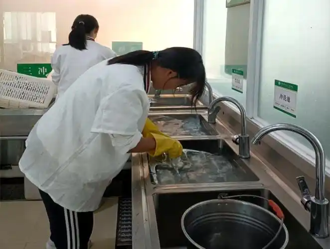 我为群众办实事玉溪卫校食堂为贫困学生提供勤工俭学岗位