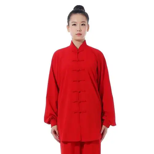 闪电客高弹麻太极服春夏秋季长袖练功服武术太极拳服装中老年