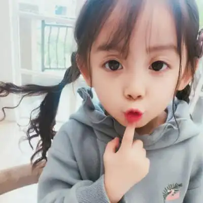 超可爱的萌娃头像呆萌小女生 _微信头像_我要个性网