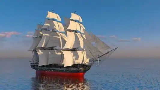 帆船 boat/3d cg 渲染帆船照片