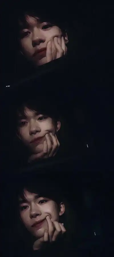 实力偶像易烊千玺三格壁纸一