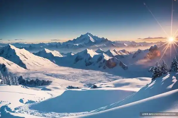 最漂亮好看的雪山风景图片大全高清