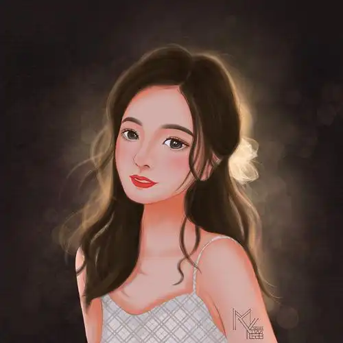 手绘插画头像练习