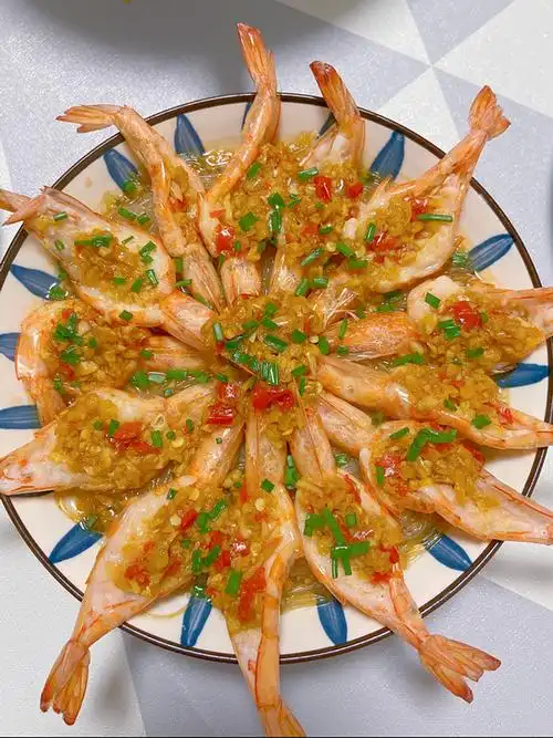 丫丫baby不要磨叽做的粉丝蒜蓉开背虾