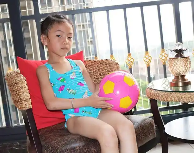 儿童泳衣外贸新款 中大童高弹连体三角泳衣 女童冰淇淋印花游泳衣