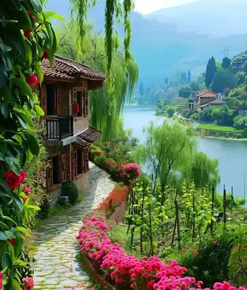 顺风顺水顺运气,好风好水好风景