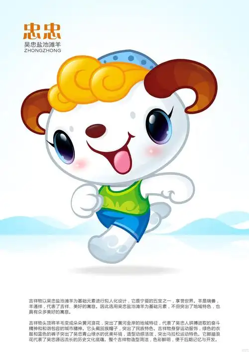 第六届宁夏黄河金岸(吴忠)国际马拉松吉祥物设计征集投票