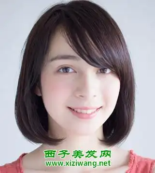 自然斜刘海怎么剪 自然斜刘海女生发型图片