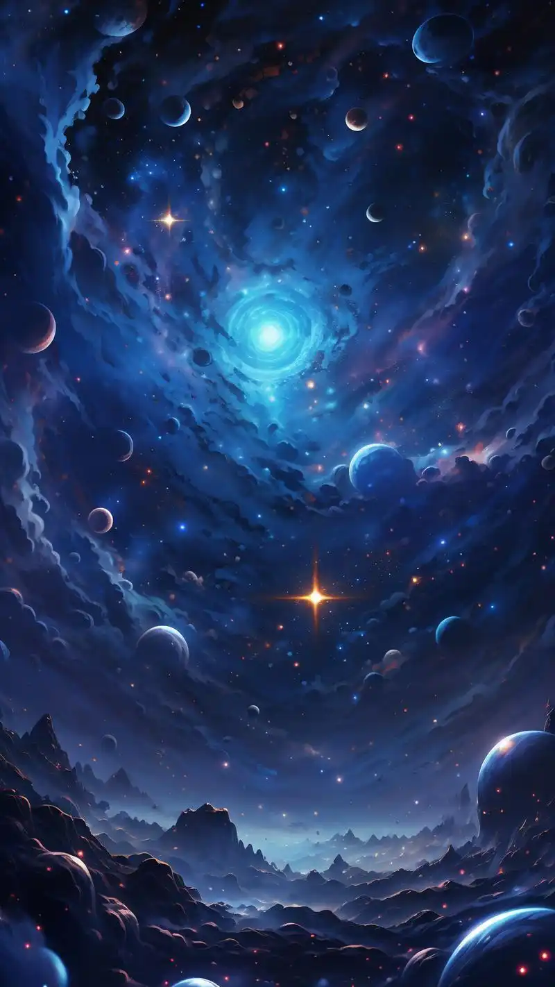 90绝美星空手机壁纸大放送99 亲们,想要给手机换上绝美的星空壁纸