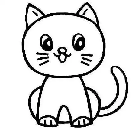 可爱的小猫怎么画简单又漂亮可爱的小猫简笔画图片大全