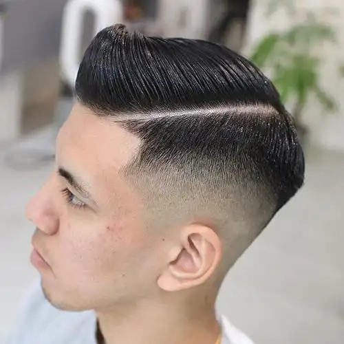 渐变遇到分线,男生发型这么剪,超帅气